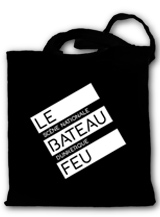Sac noir promotionnel personnalisable coton