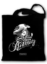 Sac noir publicitaire coton personnalisable