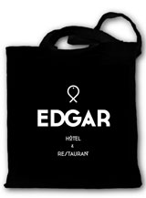 Sac noir promotionnel personnalisable coton